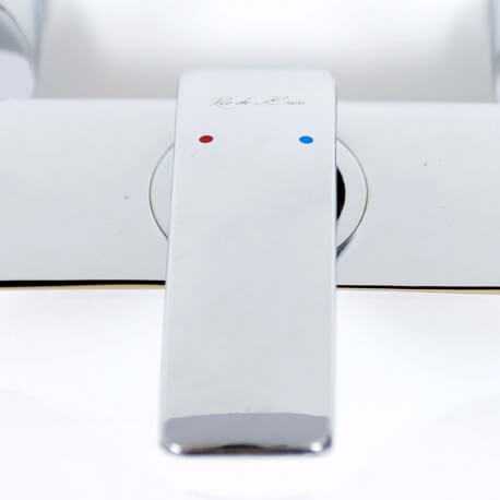 Rubinetto doccia Mitigeur Mural Chromé/Blanc - Concep't