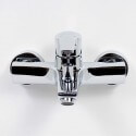 Faucet Bath Mitigeur Mural Chromé Smart
