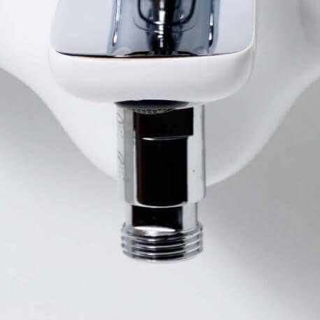 Wasserhahn Badewanne Mitigeur Mural Chromé/Blanc Concept