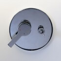 Grifo Ducha Mitigeur Recesado 2 outlets Chromé Rond