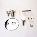 Grifo Ducha Mitigeur Recesado 2 outlets Chromé Rond