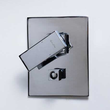 Faucet Shower Mitigeur Recessed 2 outlets Chromé Carré