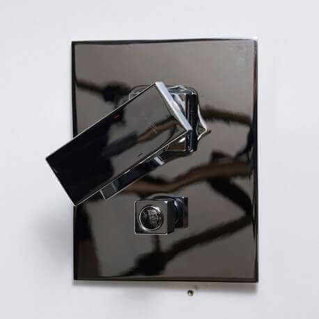 Miscelatore Doccia Incasso 2 Uscite Cromato Quadrato |Via del bagno