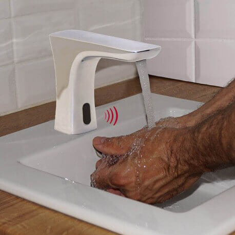 Grifo Mitigeur Lavabo Sensitif Chromé Concep't
