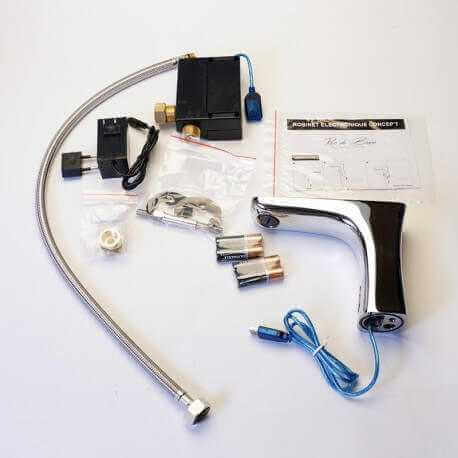Grifo Mitigeur Lavabo Sensitif Chromé Concep't