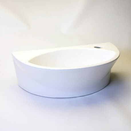 Lave main ovale céramique Elipse | Rue du Bain