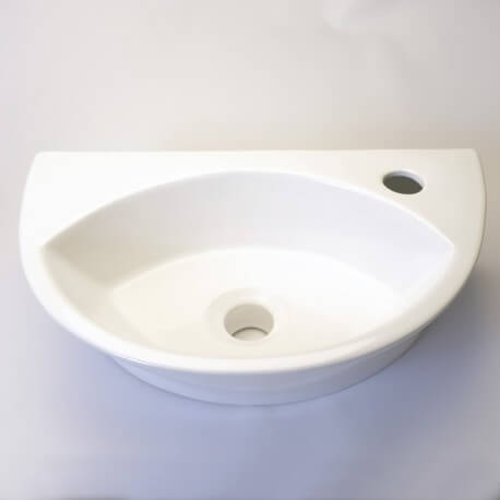 Lave main ovale céramique Elipse | Rue du Bain