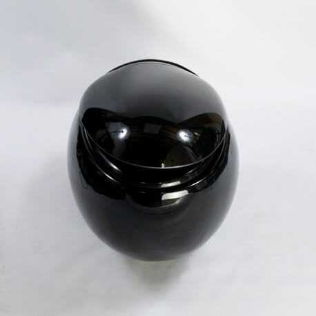 Wc suspendido - con corte - cerámica negro - 59x41 cm - Ove