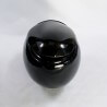 Suspended Egg WC with Shaft Shining Black Ceramic - 59x41cm - Ove