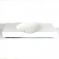 Lavabo colgante único blanco mate - Clas