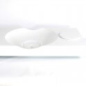 Einhängendes Waschbecken matt weiß - Clas