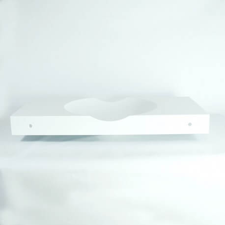 Single hanging washbasin matt white - Clas