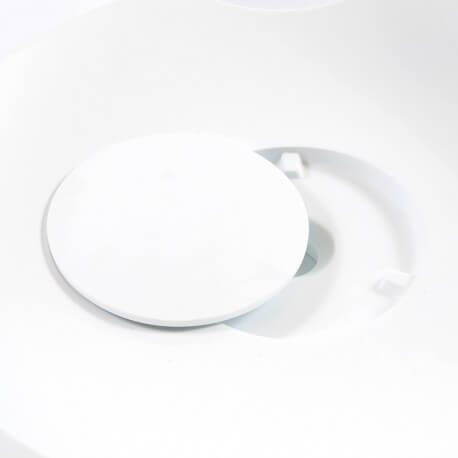 Lavabo colgante único blanco mate - Clas