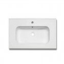 Meuble de salle de bain 1 tiroir + vasque et miroir Led - 60x46 cm - Jade