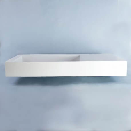Lavabo Suspended Rectangular Composite Lodge