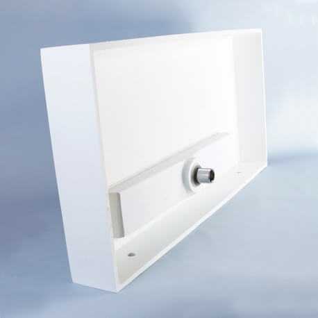 Lavabo Suspended Rectangular Composite Lodge