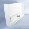 Washbasin Suspended Rectangular Solid surface White Mat 100x50cm - Lodge