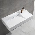 Lavabo Suspended Rectangular Composite Lodge