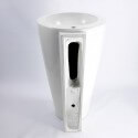  Lavabo Totem Cerámica redonda Ego blanco
