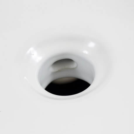  Lavabo Totem Cerámica redonda Ego blanco
