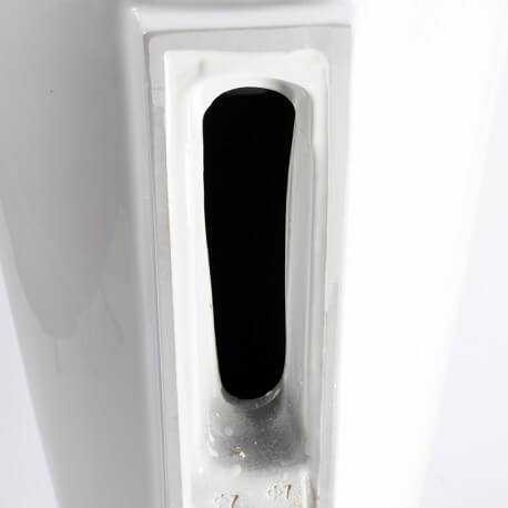  Lavabo Totem Cerámica redonda Ego blanco