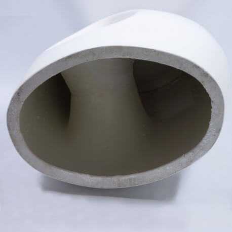 Lavabo Oval Totem Composite Blanco Mat Wake