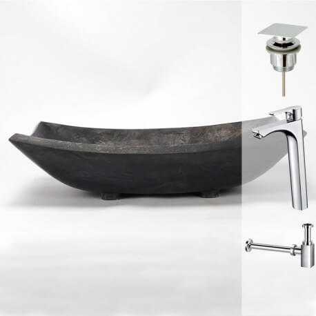 Paket Vasque Plume + Robinet Smart
