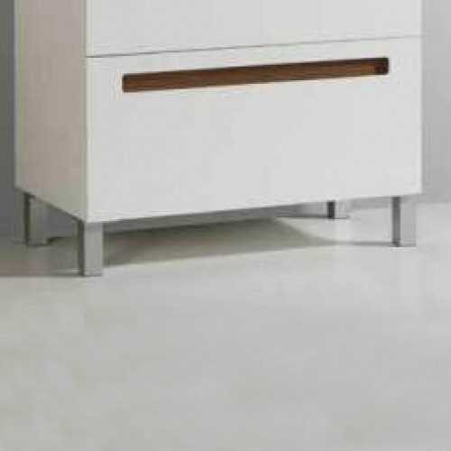Piedini in alluminio per mobili da bagno 23 cm