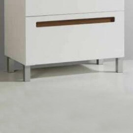 Pies de aluminio para muebles de baño 23 cm