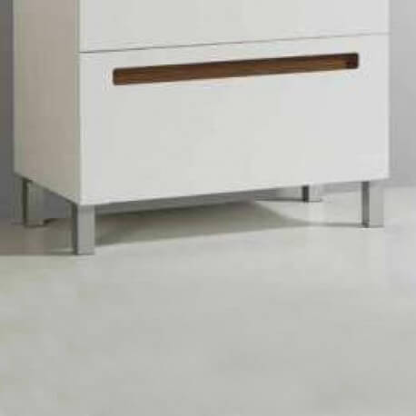 Aluminium feet for bathroom furniture 23 cm