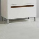 Piedini in alluminio per mobili da bagno 23 cm