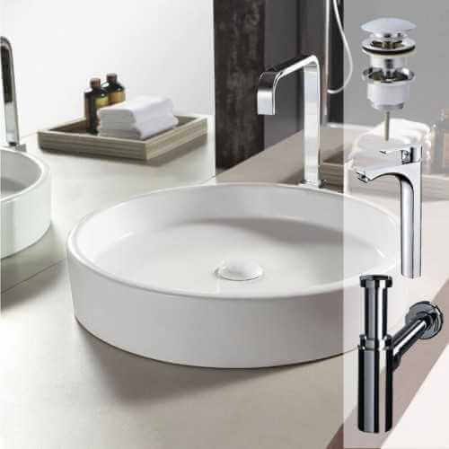 Pack Vasque Fame + Wasserhahn Smart