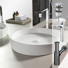 Pack Vasque Fame + Robinet Smart | Rue du Bain