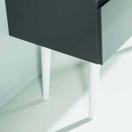 Aluminium feet for bathroom furniture 30 cm