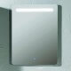 Meuble de salle de bain 1 tiroir + vasque et miroir Led - 60x46 cm - Jade