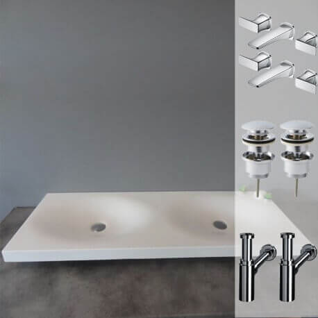 Washbasin Pack Suspended Pure + Concep't