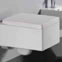 Duroplastic Rectangular White Shaft for wc KUBE