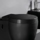 Abattant WC Design Suspendu Noir en duroplastic - Charm