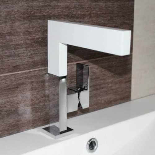 Lavabo e Design Mitigeur Cucina - Bianco - Grafica