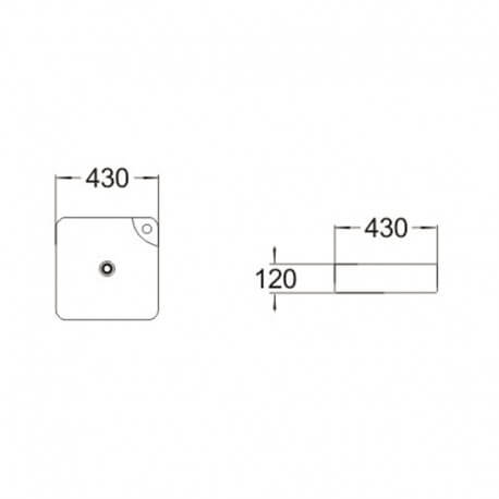 Pavimenti in ceramica quadrata Urban
