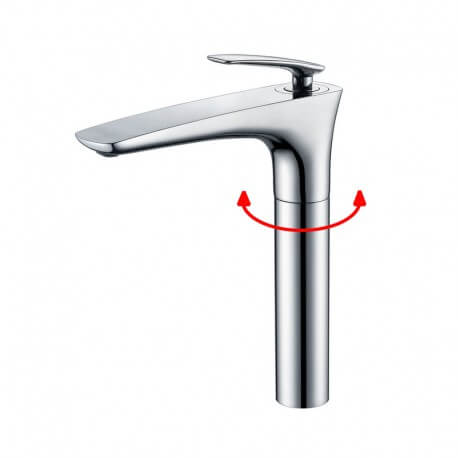Grifo Mitigeur Evier/Vasque Élevé - Chromé - Concep't