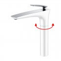 Grifo Mitigeur Evier/Vask Uplifted - Chromé/Blanc - Concep't