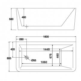 Baño de Ilot asimétrico Bilbao 2