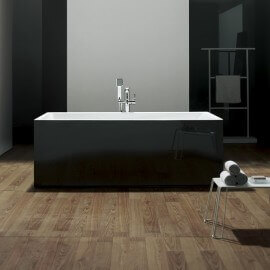 Black Rectangular Ilot Bath London