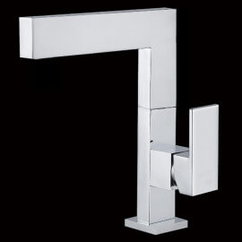 Cocina de lavabo mezclador grifo diseño cromo Gráfico