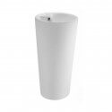 Cilindro de lavado de mano - Cerámica blanca - 39x83 cm - Estrella