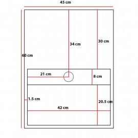 lavabo suspendu avec rangement composite blanc mat Cosi | Rue du Bain 2