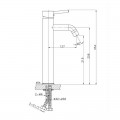 Robinet Mitigeur Lavabo Surélevé - Chromé - Essentiel