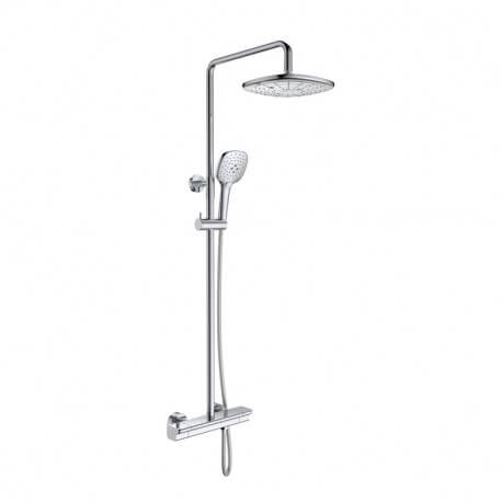Shower Column Thermostatic Square - Chromé - Kubic