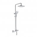 Colonne de Douche Thermostatique Carrée - Chromé - Kubic
